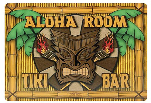 Schatzmix Alkohol Aloha Room Tiki Bar Metallschild Wanddeko 20x30 cm tin Sign Blechschild, Blech, Mehrfarbig