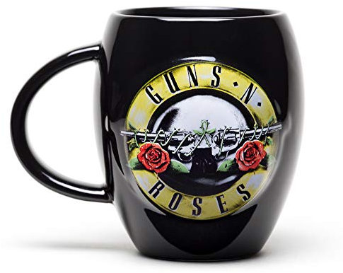 Guns N Roses Keramiktasse mit Logo, oval, 450 ml