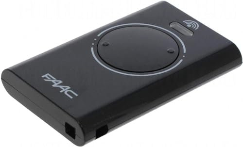 7870071 FAAC Automazione Cancello Telecomando XT2 433 SLH LR Trasmittente 2 Canali Bianca 433 MHZ Colore Nero