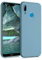 kwmobile Hülle kompatibel mit Huawei P20 Lite Hülle - weiches TPU Silikon Case - Cover geeignet für kabelloses Laden - Arctic Night