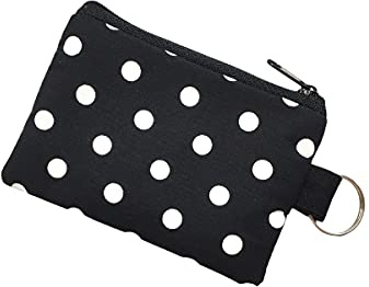 Mini-Börse - Punkte - schwarz - Rockabilly