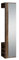 byLIVING Flurgarderobe Ben/Garderobe Old Wood braun mit Spiegel/Spiegelschrank für Flur mit Kleiderstange und Ablage/B 40, H 184, T 35 cm