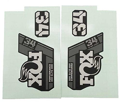 Fox Fox 34 Sc P-se Grey 2021 Adesivi Forcella Taglia Unica