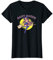 Damen Dart Queen Hexe mit Katze reitet auf einem Dartpfeil T-Shirt