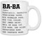 wowshirt Tasse Baba Definition Türkischer Vater Türkei Geschenk, Farbe:White - White