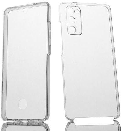 Max Power Digital Funda 360º para móvil Samsung Galaxy S20 FE Silicona Transparente - Carcasa Resistente Full Body Delantera y Trasera Doble Cara Completa Entera (Samsung Galaxy S20 FE)
