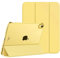 MoKo Custodia Compatibile con iPad 10 Generazione 2022 iPad 10,9, Custodia con Coperchio Tripieghevole, Retro Traslucido in Pelle PU e PC, Auto Riattivazione e Standb, Giallo Chiaro