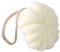 Mnrkaoic 1 PC Bain Douche éponge éponges de Bain exfoliantes, éponges de Bain, Pompons de Douche, Fleurs de Douche, Pompons de Douche, éponges de Massage, éponges exfoliantes, éponges luffa (Blanc)