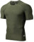 LAFROI Herren Kurzarm UPF 50+ Kompressionsshirt Rash Guard-CLY02D (Sym Olive, MD)
