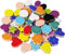 Carreaux de mosaïque en céramique aléatoire, 500 g, pour loisirs créatifs, assiettes, pots de fleurs, vases, tasses, fournitures de fabrication de mosaïque (fleurs + ronds + cœur + pentagramme +