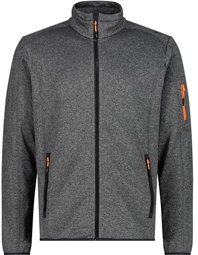 CMP - Herren Knit-Tech Jacket Jacke, anthrazit-Concrete, 56