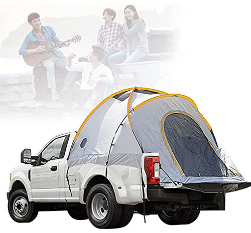 Auto-Markise, 210D Oxford-Gewebe, wasserdicht, LKW-Zelt/Pickup-Zelt für Outdoor, Camping, Angeln, LKW-Ladefläche, Zelt, geeignet für 1–2 Personen, einfach aufzubauen