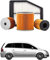Kit Tagliando 4 Filtri per OPEL Zafira/Zafira Family B 1.7 CDTi 81 kw anno 2008<>2015