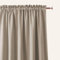 ROOM99 Vorhang mit Kräuselband Aura 140 x 300 cm Breite x Höhe Schiebegardinen Modern Curtain Wohnzimmer Schlafzimmer Beige, 1 Stück