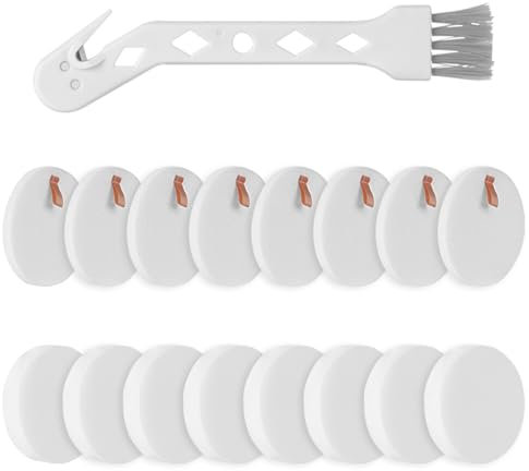 Leemone Vacuum Cleaner Replacement Filter Compatible with Levoit LVAC-200 Cordless Stick Vacuum, 8 Pre-Motor Filters (8 Felt Filters & 8 Foam Filters) & 1 Multi-Function Brush