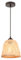 LIGKIN Suspension Luminaire en Bambou Tissage Lustre Style bohème Abat-jour en bambou Lampe de plafond Vintage Luminaire Plafonnier de Déco pour Restaurant Salon Chambre, Ø20cm