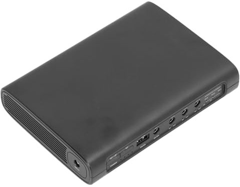 25600 MAh USV-Batterie-Backup-Router, Mini-Notstromversorgung, Unterbrechungsfreie Stromversorgung, 5 V, 9 V, 12 V, Maximal 3 A, 5 Ausgänge (EU-Stecker)