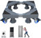 Multi functional Movable Washing Machine Base, Appliance Wheels with 4 Locking Caster and 8 Strong Feet, Adjustable Length Height Refrigerator Stand, Fridge Trolley for Dryer, Machineappliance Roller