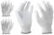 PATIKIL Safety Work Gloves, 3 Pair PU Coated Seamless Knit Gardening Glove with Grip for Woodworking Construction Warehouse Yard Work, White, Medium Size