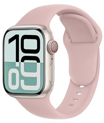 SRena SBC1A for Cinturino Apple Watch 38 40 41 42 44 45 46 mm,Ultra e Ultra 2,SE,Serie 7/8/9/10 - Compatibile con Tutti i Modelli,Rosa Millennial