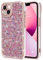 Lafunda for iPhone 13 Case for Womens Girls, Luxury Bling Glitter Diamond Crystal Festival Shiny Case Camera Protection Shockproof Silicone TPU Phone Cover for iPhone 13 6.1, Pink