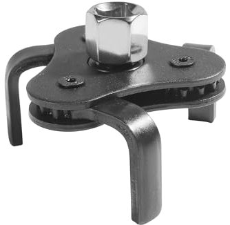Flaconi Chiave Filtro Olio Auto,Chiave per Filtro Olio,Chiave per Filtro Olio Moto,Chiave Regolabile a 3 Denti per Filtri Dell'olio,Adatto per la Maggior Parte Delle Auto,Motociclette,Camion (Bianco)