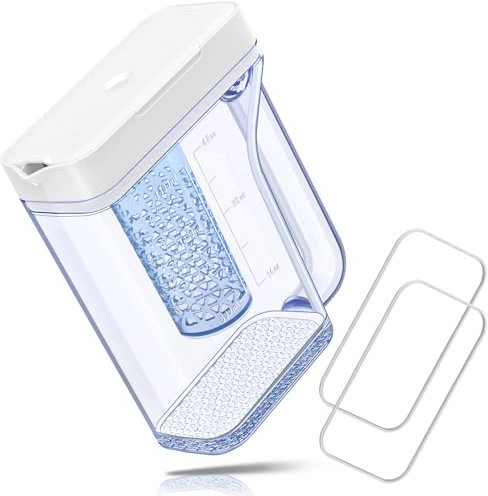 Upgraded DA97-20587B Refrigerator Water Pitcher Compatible with Samsung Water Pitcher for Fridge Door Replacement Leak-Proof Samsung Fridge RF28T5021SR/AA, RF28T5021SG/AA Water Pitcher Reservoir Tank