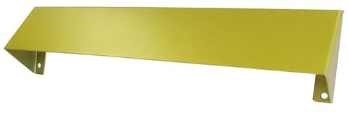 Keypak Capot de sécurité pour boîte aux lettres 344 mm – Protection anti-buée et plaque de sécurité pour portes en uPVC, composite et bois (or foncé)