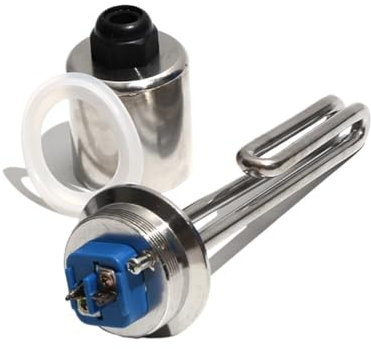 PVUVTNAHW Scaldabagno elettrico con elemento riscaldante ripiegabile da 2 pollici (OD64) Tri-clamp 120V 1500W con bassa densità di watt