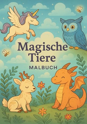Magische Tiere: Magischer Ausmalspaß für Kinder ab 4 Jahren