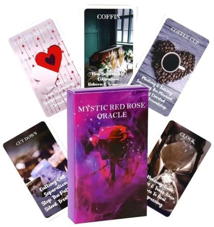 YUZNA tarock karten liebesorakel karten, 53 Liebes-tarock karten mit Bedeutung, Tarot Karten für Anfänger, Antworten, die Sie durch Lebens- und Liebesfragen führen