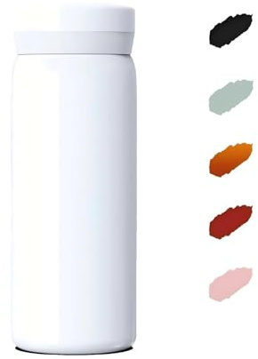 Mini botella de agua aislada | 7 oz / 200 ml 316 acero inoxidable termo pequeño para bebidas calientes y frías, tamaño de viaje perfecto mini botella de agua