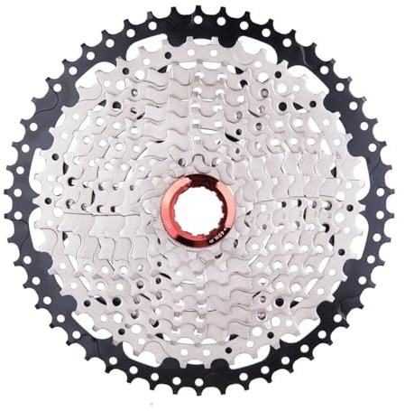 RLVYTA Bicycle Speed Cassette MTB Freilauf Passend für ZTTO MTB Mountainbike 10 Geschwindigkeit 11-50T Kassette Schaltwerk Passend für MTB XT SLX XO X0 X9 X7 Freilauf Kit
