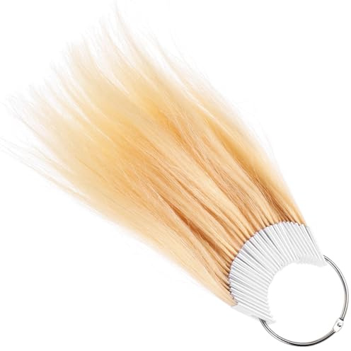 Haarproben 30 Stück aus Echthaar für Farbtest und Friseure | Menschliches Haar, Haarfarbenproben für Salons und Privat, zum Färben, Bleichen, Testen und Üben