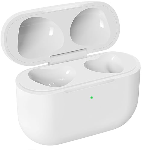 Custodia di ricarica di ricambio per custodia di ricarica AirPod di terza generazione, custodie di ricarica wireless per Airpod solo con pulsante di sincronizzazione accoppiamento Bluetooth