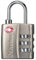Master Lock TSA-akzeptiertes Zahlenschloss, Nickel, 4680DNKL