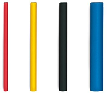 Steinel 71318 Schrumpfschlauch-Set I, 70 Stück, Ø 1.6 – 4.8 mm, zum Einschrumpfen von Kabeln, Kabelbrüchen und Kabelsträngen