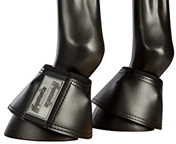 Springglocken mit Klettverschluss, schwarz M