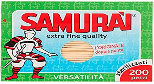 Samurai Stuzzicadenti da Cocktail, 200 Pezzi