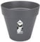 elho Loft Urban Rund 20 - Blumentopf für Außen - Ø 19.3 x H 17.5 cm - Schwarz/Anthrazit
