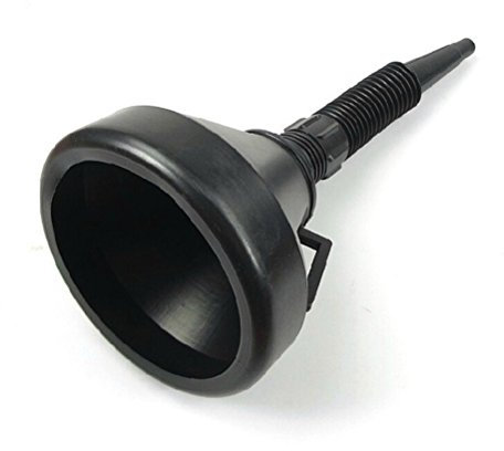 Winomo Entonnoir en plastique avec filtre en maille pour essence et huile moteur