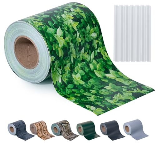 Sichtschutzstreifen Zaun 35 m x 19 cm inkl.20 Clips, Sichtschutz Zaunfolie PVC Sichtschutzstreifen Doppelstabmatten für Gartenzaun, Balkon/Diverse Farben