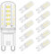 Eco.Luma G9 LED Lampen Kaltweiß 5W, Ersatz 40W Halogenlampen 420LM, 6000K G9 LED Leuchtmittel Birnen, Kein Flackern, Nicht Dimmbar, RA83, AC 220-240V 10er Pack