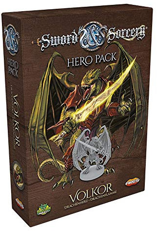 Ares Games, Sword & Sorcery – Volkor, Helden-Erweiterung, Expertenspiel, Dungeon Crawler, 1-5 Spieler, Ab 13+ Jahren, 30+ Minuten, Deutsch