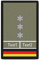 Copytec Rank Patch Polizei Dienstgrad zum Personalisieren gestalten 9,8x6cm #35433, Farbe:Oliv