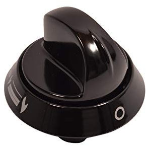 sparefixd Black Hob Gas Control Knob Dial for Cannon Henley Cooker