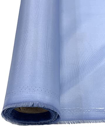 EU Fabrics 4oz Waterproof Fabric - 150cm Wide, 100% Polyester, PU Waterproof Treatment - Outdoor Covers Replacement - Ideal for Bags, Pet Bedding, Picnic Cloth - Fabrics Material per Metre (Sky Blue)