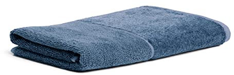 Möve Serviette de Bain Bamboo Luxe 80x150 cm 60% Coton / 40% Viscose Pulpe de Bambou Bleu Acier