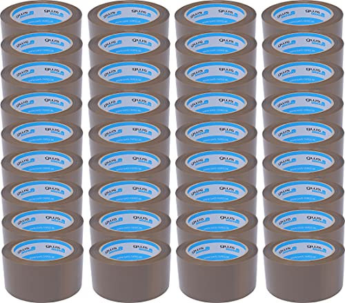 gws 43530 PP Premium Paketklebeband braun 36er Pack, zum Verpacken von Paketen, leise abrollbar, Länge: 66 m - Breite: 50 mm – Dicke: 65 μm