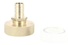 Multicuves - Raccord cuve S60X6 Laiton - Embout Droit Diamètre 19 mm
